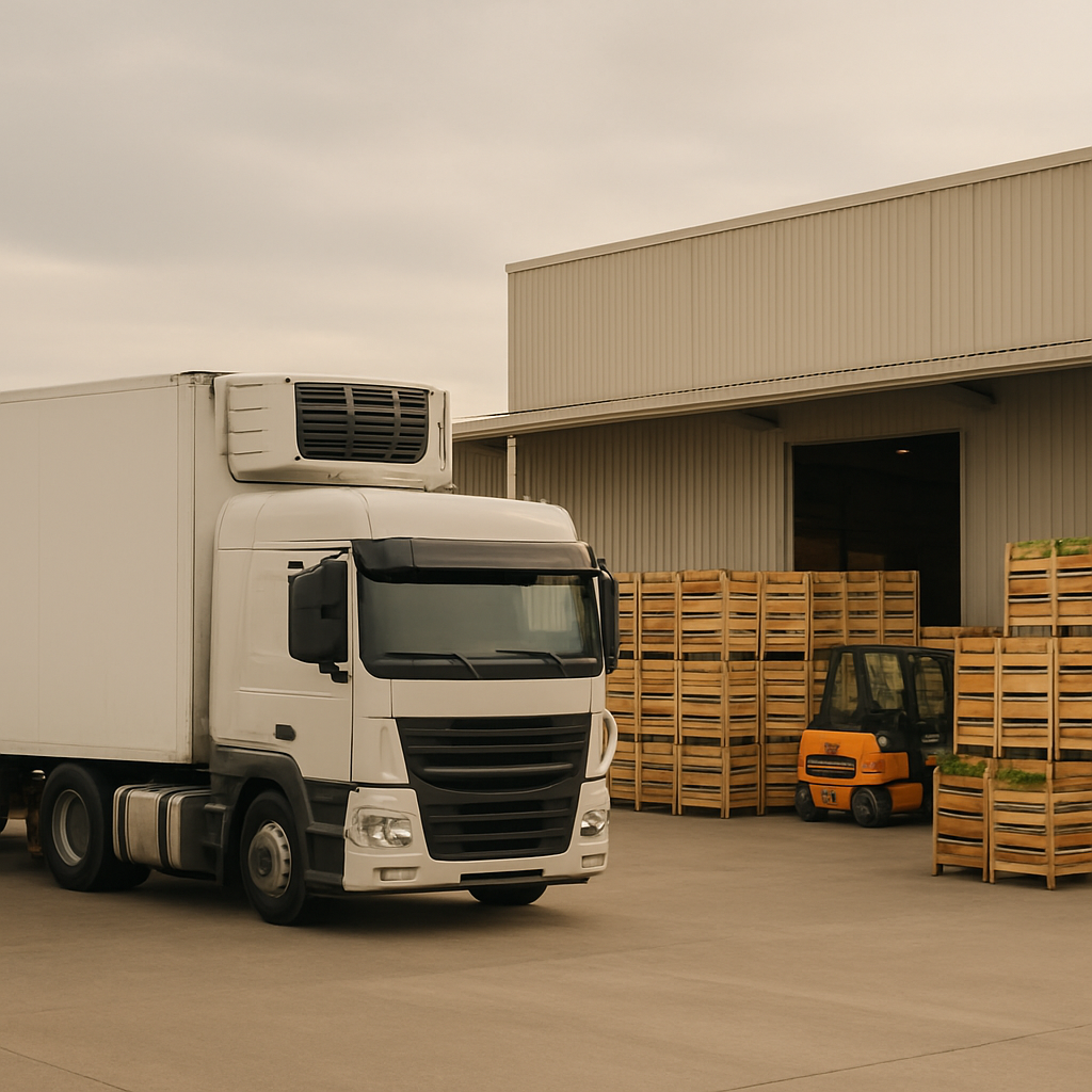 Refrigerated logistics and export supply chain
