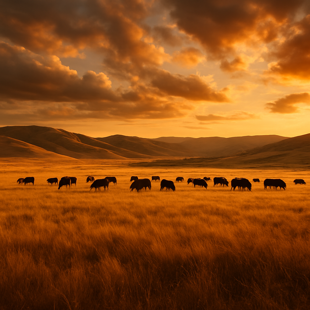 Productive ranch landscape